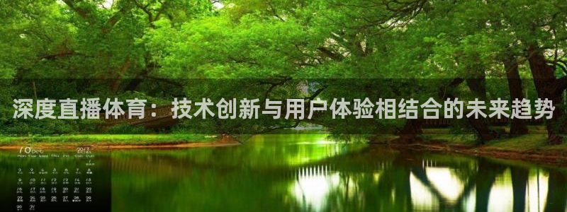 nba直播极速体育：深度直播体育：技术创新与用户体验相结合的未来趋势