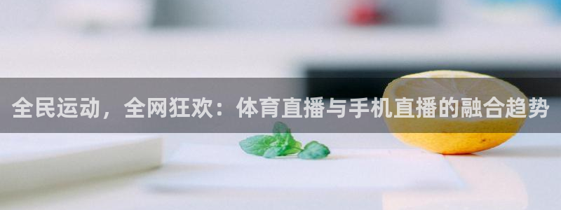 nba体育极速直播吧：全民运动，全网狂欢：体育直播与手机直播的融合趋势